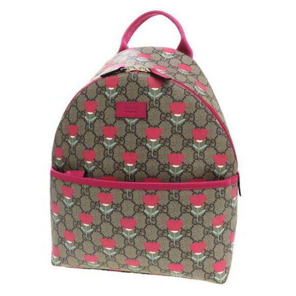 Gucci Handbags - Gucci Backpack Flower Backpack Pink
